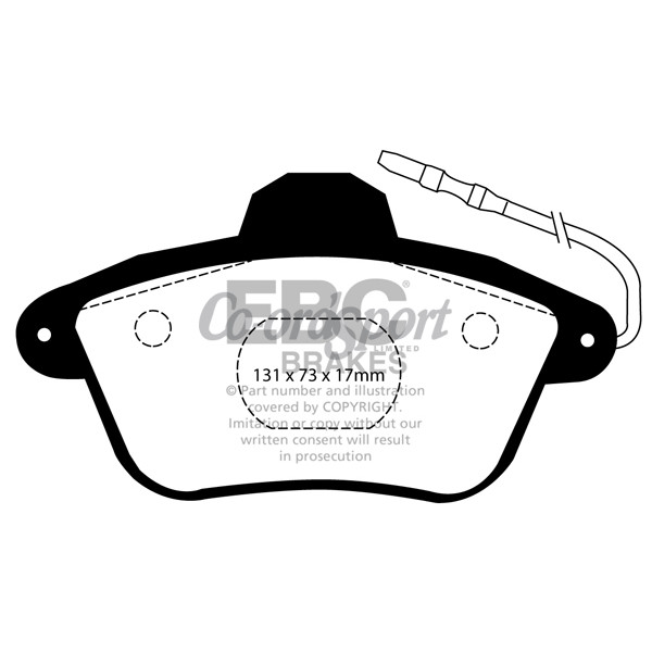 EBC Ultimax OEM Replacement Brake Pads image