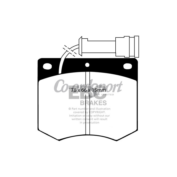 EBC Ultimax OEM Replacement Brake Pads image