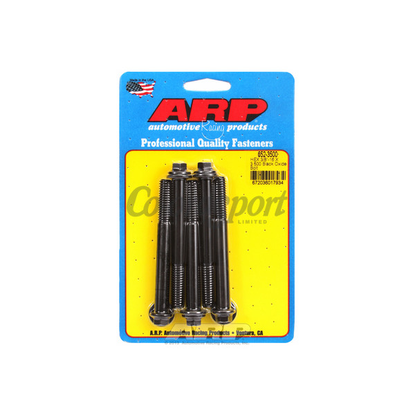 ARP 3/8-16 X 3.500 hex black oxide bolts image