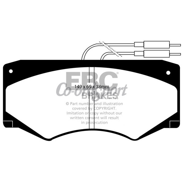 EBC Ultimax OEM Replacement Brake Pads image