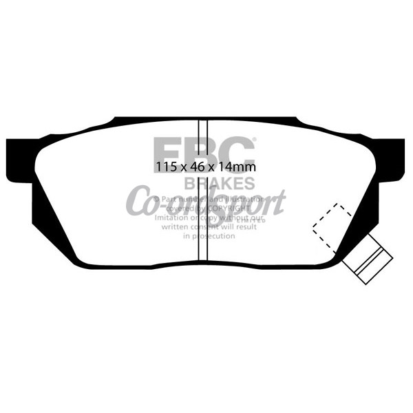 EBC Ultimax OEM Replacement Brake Pads image