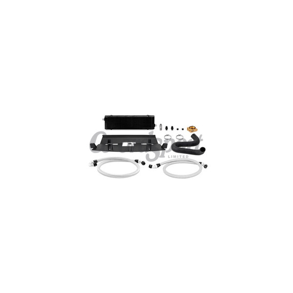 Mishimoto 18- Ford Mustang GT RHD Oil Cooler Kit Black Thermost image