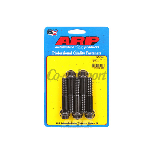 ARP 7/16-20 x 2.500 12pt black oxide bolts image