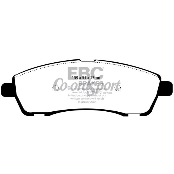 EBC Ultimax OEM Replacement Brake Pads image