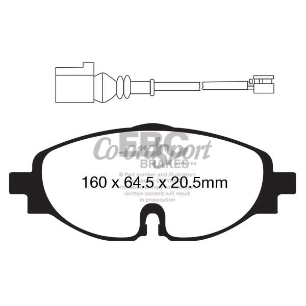 EBC Ultimax OEM Replacement Brake Pads image
