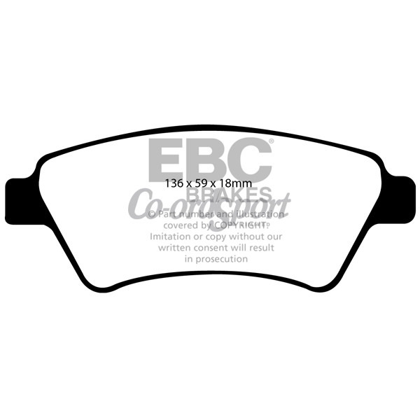 EBC Ultimax OEM Replacement Brake Pads image