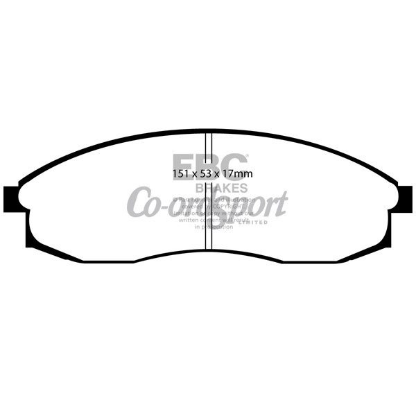 EBC Ultimax OEM Replacement Brake Pads image