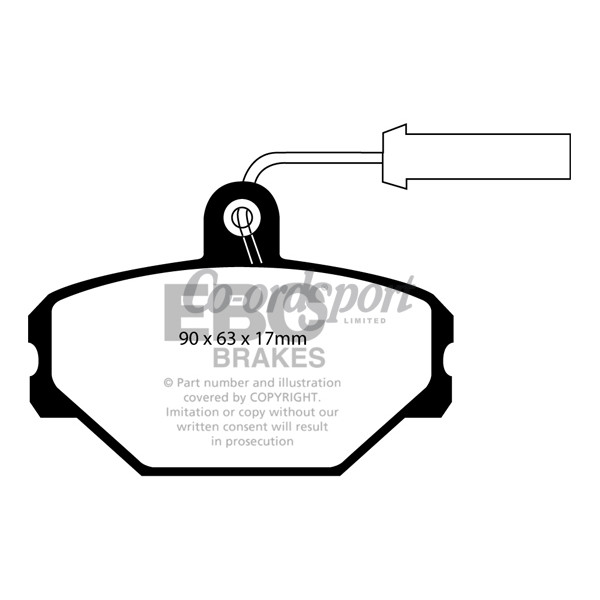 EBC Ultimax OEM Replacement Brake Pads image