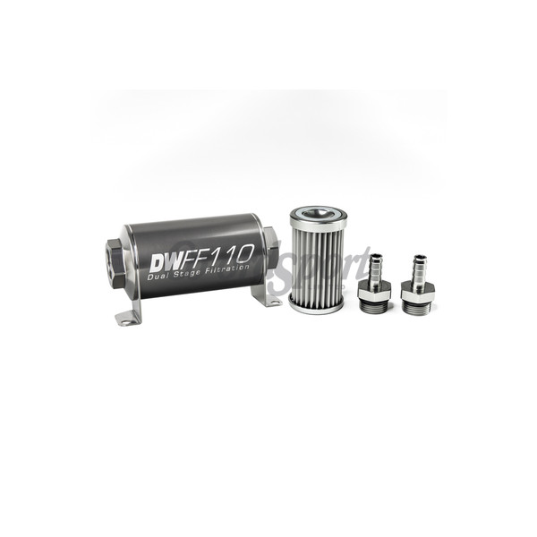 DW In-line fuel filter element and housing kit  stainless st image