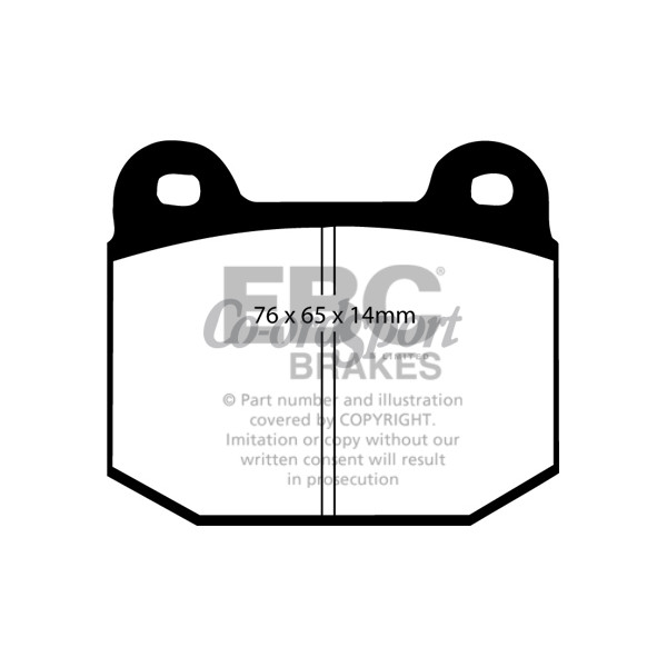 EBC Ultimax OEM Replacement Brake Pads image