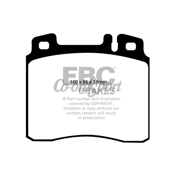 EBC Ultimax OEM Replacement Brake Pads image