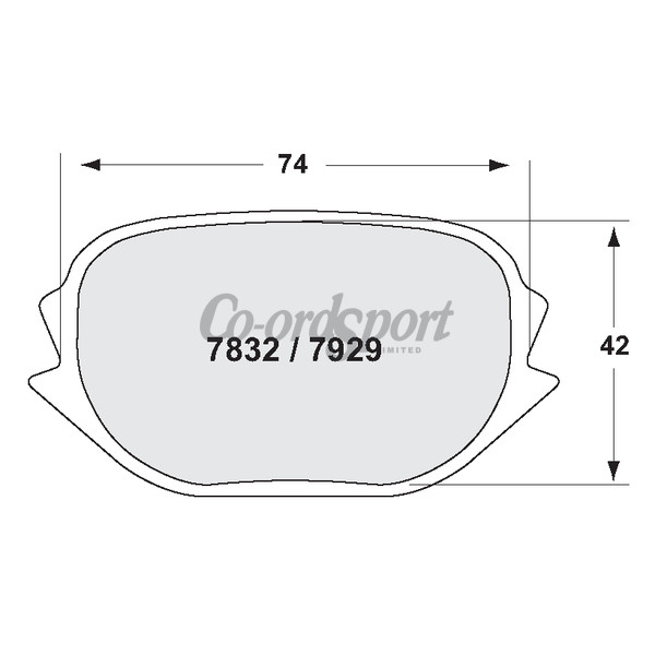 PFC 7832 Race Pad Set - 13 Compound 14 mm image