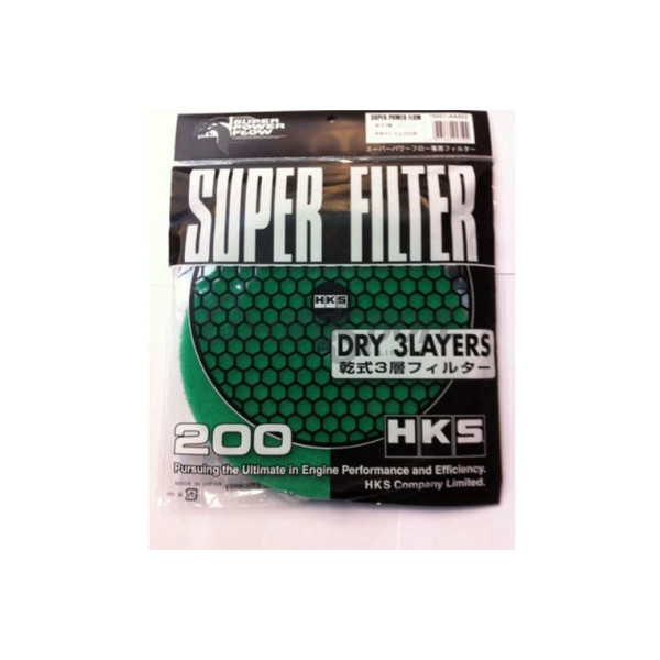 HKS SPF Filter 3-Layer Dry 150mm Green image