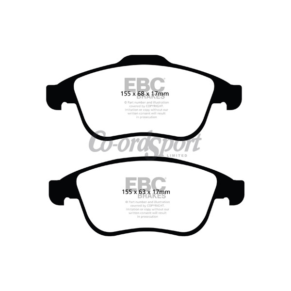 EBC Ultimax OEM Replacement Brake Pads image