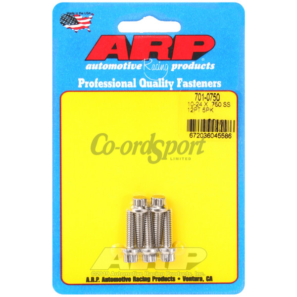 ARP 10-24 x .750 12pt SS bolts image