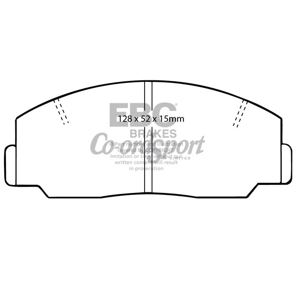 EBC Ultimax OEM Replacement Brake Pads image