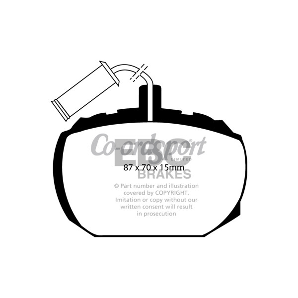 EBC Ultimax OEM Replacement Brake Pads image