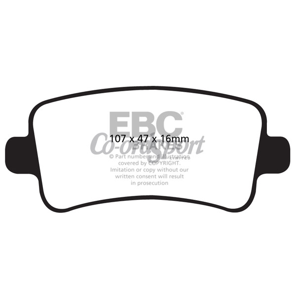 EBC Ultimax OEM Replacement Brake Pads image