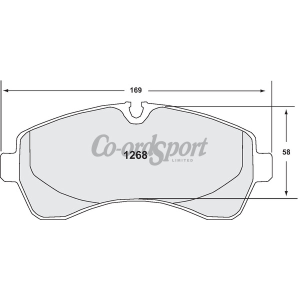 PFC 1268 Z-Rated Brake Pad Set image