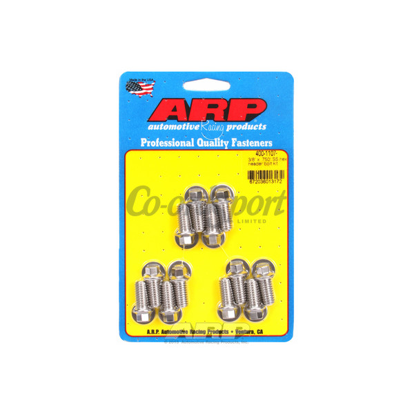 ARP 3/8 x .750 SS hex header bolt kit image