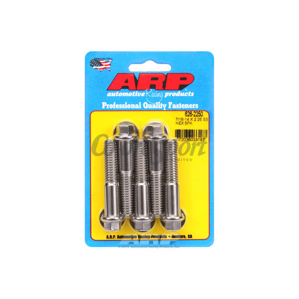 ARP 7/16-14 X 2.250 hex SS bolts image