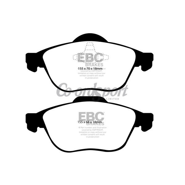 EBC Ultimax OEM Replacement Brake Pads image