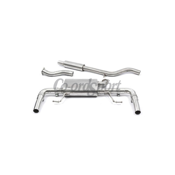 COBRA Renault Clio Sport RS200 (09 - 12) Cat Back (Non-Res) image