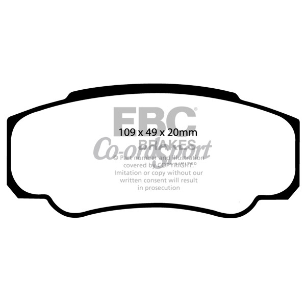 EBC Ultimax OEM Replacement Brake Pads image