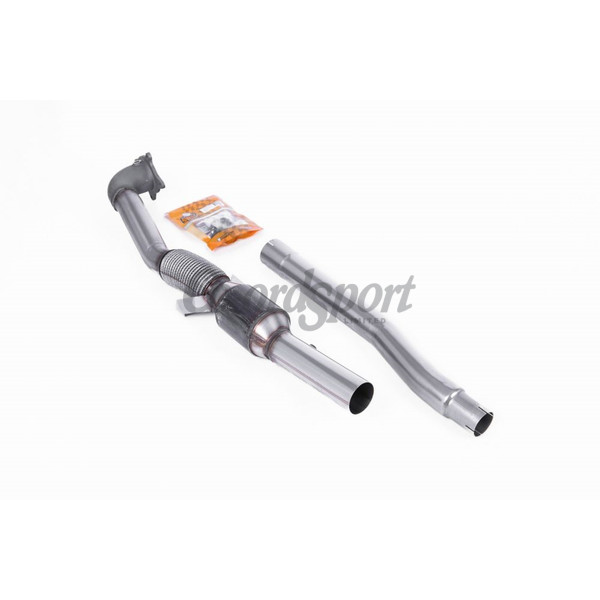 Milltek Cast Downpipe with Race Cat Volkswagen Golf Mk5 G image