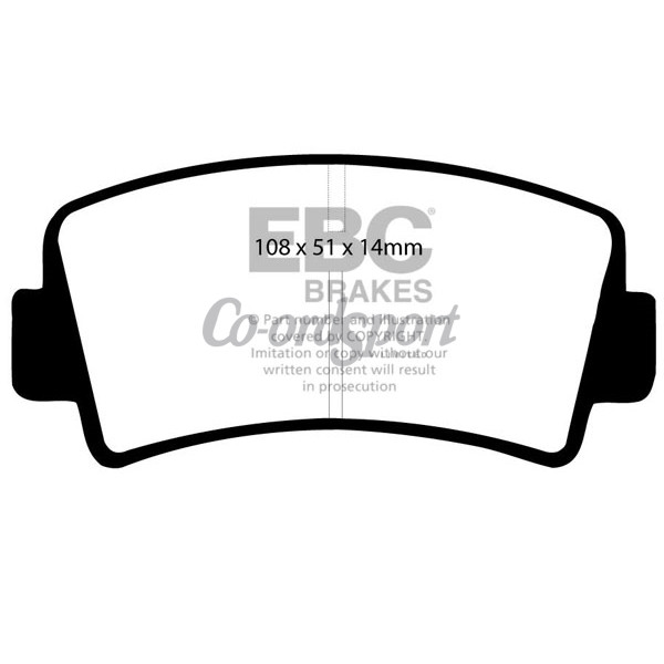 EBC Ultimax OEM Replacement Brake Pads image