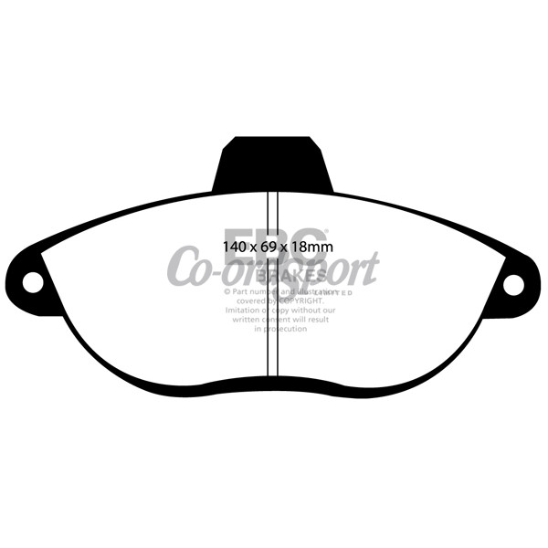 EBC Ultimax OEM Replacement Brake Pads image