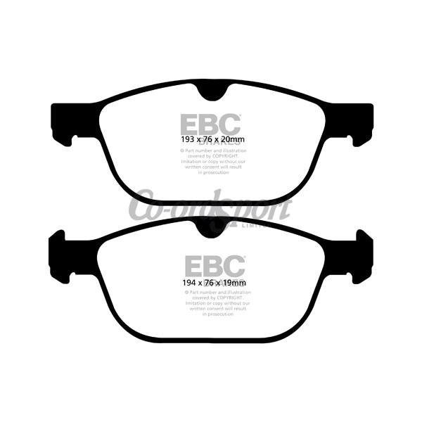 EBC Ultimax OEM Replacement Brake Pads image