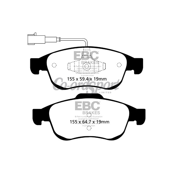 EBC Ultimax OEM Replacement Brake Pads image