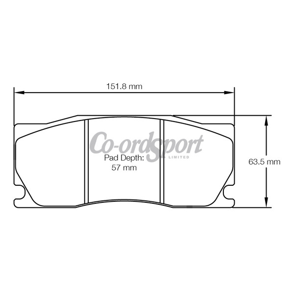 Pagid racing brake pads - RSL29 image