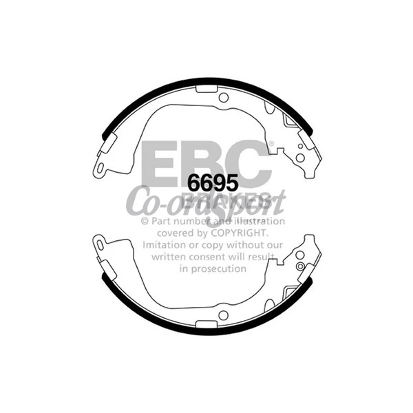 EBC BRAKE SHOES image