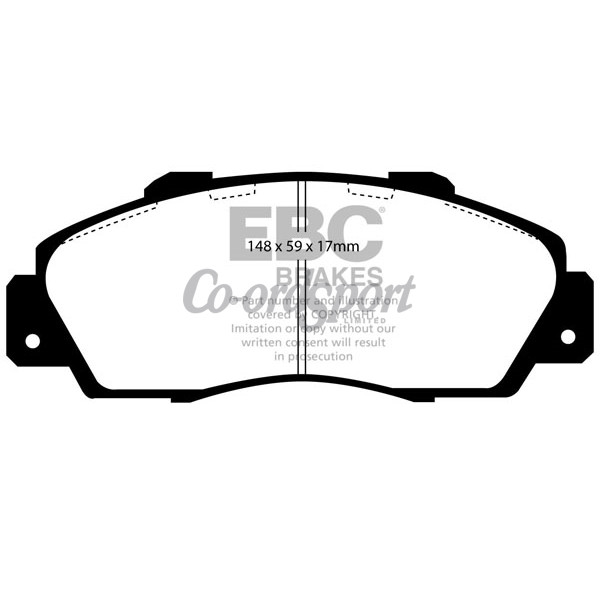 EBC Ultimax OEM Replacement Brake Pads image