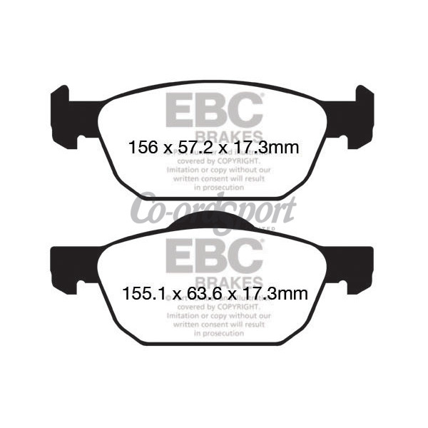 EBC Ultimax OEM Replacement Brake Pads image