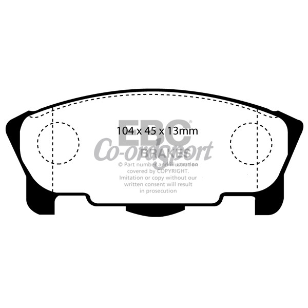 EBC Ultimax OEM Replacement Brake Pads image