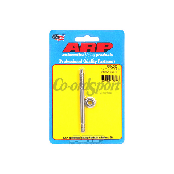 ARP 1/4 x 3.200 SS air cleaner stud kit image