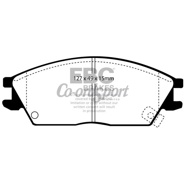 EBC Ultimax OEM Replacement Brake Pads image