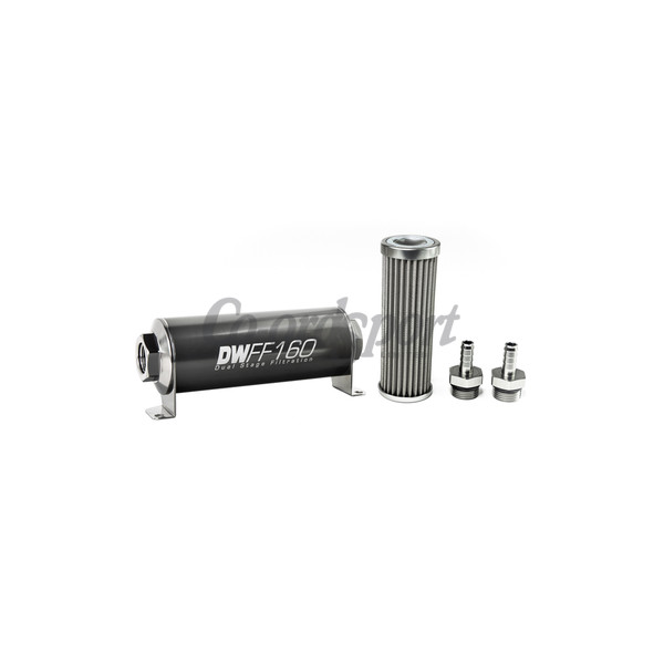 DW In-line fuel filter element and housing kit  stainless st image