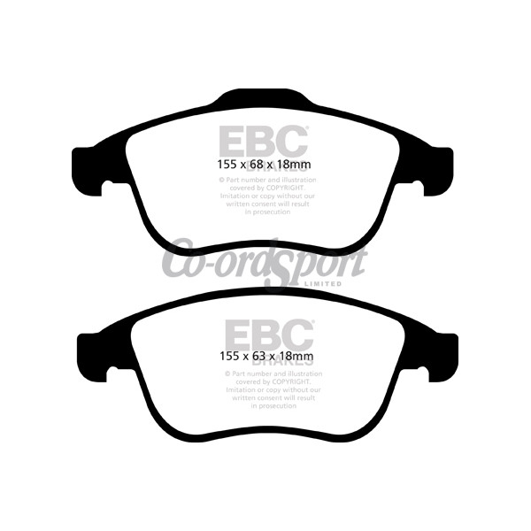 EBC Ultimax OEM Replacement Brake Pads image