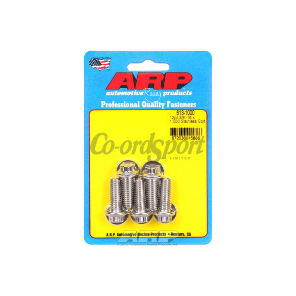 ARP 3/8-16 x 1.000 12pt SS bolts image