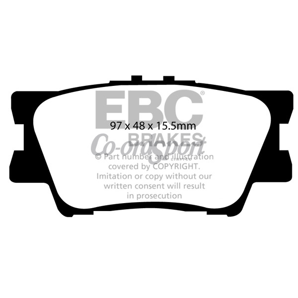 EBC Ultimax OEM Replacement Brake Pads image