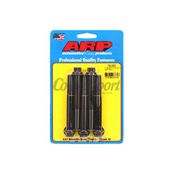 ARP 7/16-20 x 3.500 12pt black oxide bolts image
