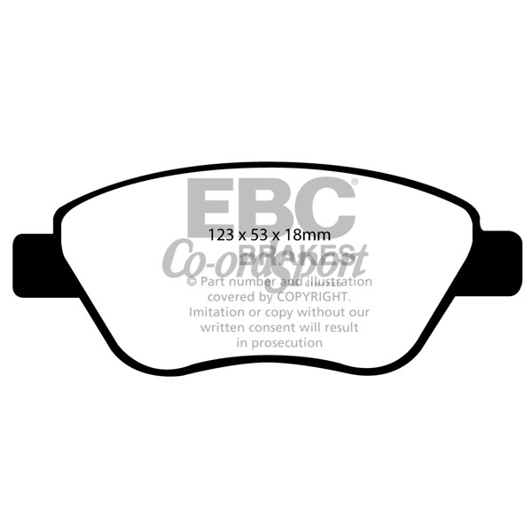 EBC Ultimax OEM Replacement Brake Pads image