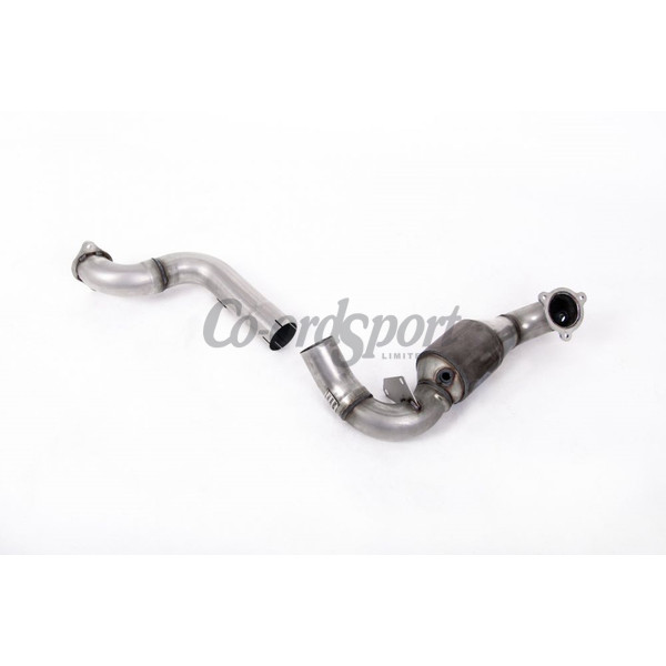 Milltek Large Bore Downpipe and Hi-Flow Sports Cat - Merced image