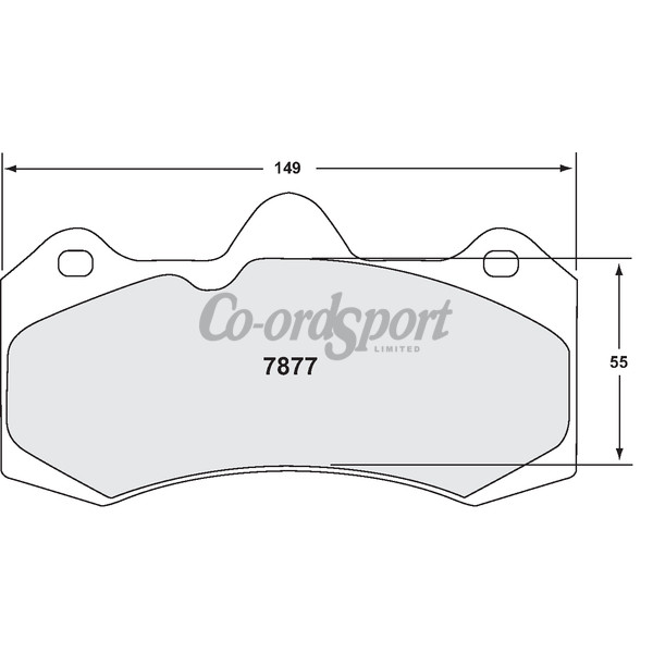 PFC 7877 Z-Rated Brake Pad Set image