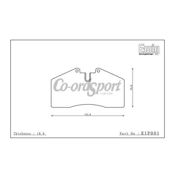 Endless Brake Pads N70Z Compound image