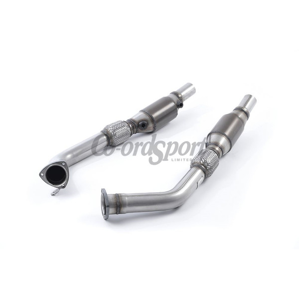 Milltek Sport High flow cats and downpipes Audi RS4 B7 image